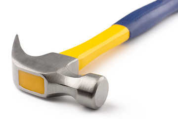 Image showing Single blue and yellow hammer