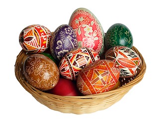 Image showing Easter basket