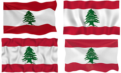 Image showing Flag of Lebanon