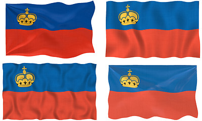 Image showing Flag of liechtenstein