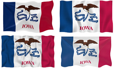 Image showing Flag of Iowa