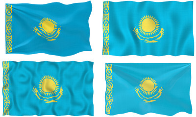 Image showing Flag of Kazakhstan