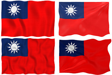 Image showing Flag of Republic of China Taiwan