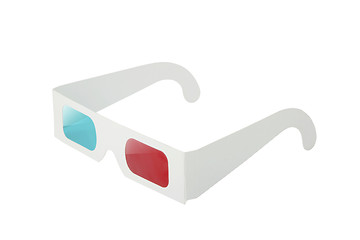 Image showing 3-D glasses isolated on white