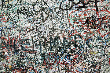 Image showing Graffiti wall