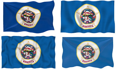 Image showing Flag of Minnesota