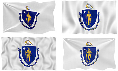 Image showing Flag of massachusetts