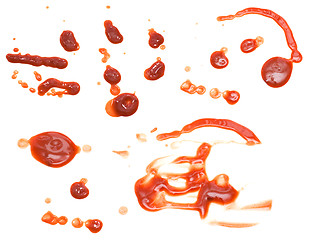 Image showing Ketchup spots