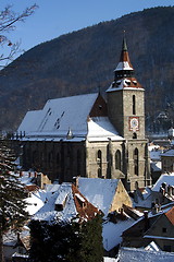 Image showing Black church - Brasov, Romania