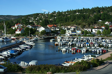 Image showing Norwegian village