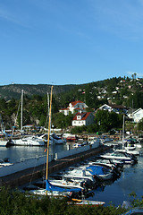 Image showing Norwegian village