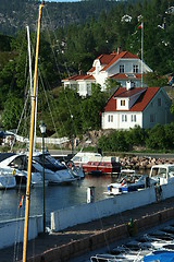 Image showing Norwegian village