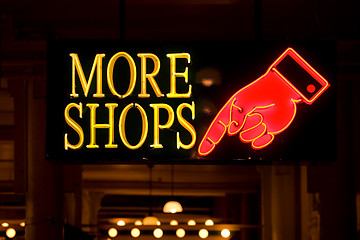 Image showing More shops