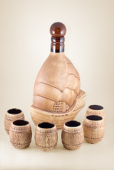 Image showing Ceramic bottle