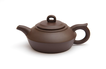 Image showing Brown teapot