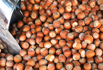 Image showing Hazelnuts and Scoop on the Market