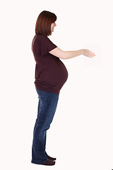 Image showing Handshake From a Pregnant Lady