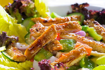 Image showing sesame chicken salad