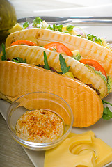 Image showing assorted panini sandwich