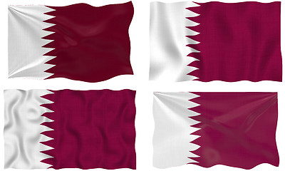 Image showing Flag of Qatar