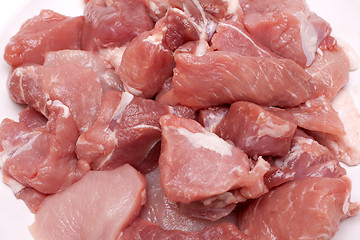 Image showing Fresh damp meat, background