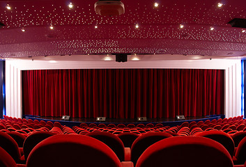 Image showing Passenger Cruise ship theater