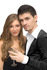 Image showing Beautiful young couple