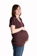 Image showing Smiling Pregnant Mother