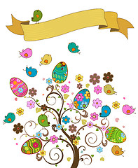 Image showing easter tree