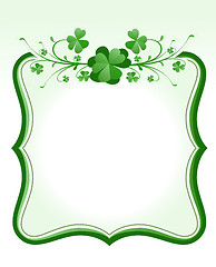 Image showing St. Patrick`s Day frame 