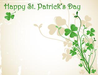 Image showing st patrick`s day card