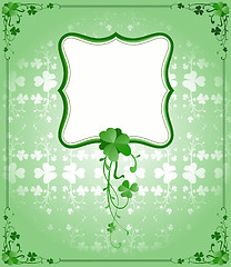 Image showing St. Patrick`s Day frame 