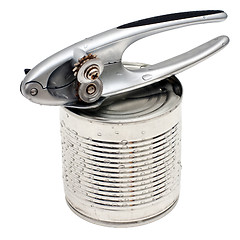 Image showing Can and can-opener