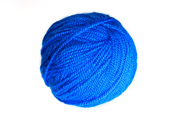 Image showing blue yarn ball