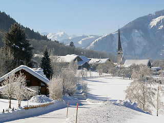 Image showing Mountain village