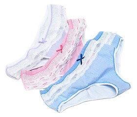 Image showing Three feminine panties