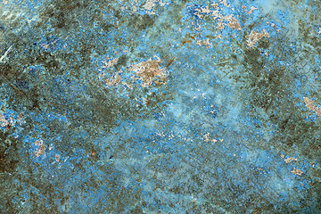 Image showing blue decay texture