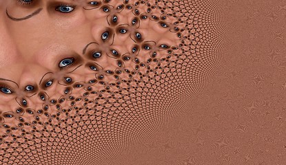 Image showing Eye Fractal Background