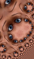 Image showing Eye Fractal Background