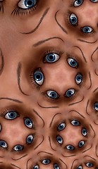 Image showing Eye Fractal Background