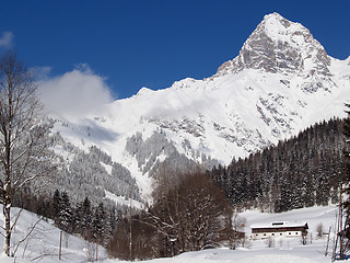 Image showing Farm in the mountains