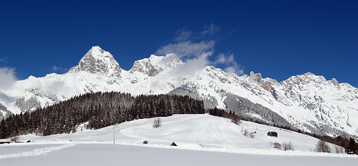 Image showing Mountain panorama