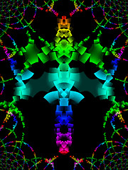 Image showing Abstract Colour Squares