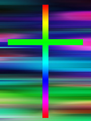 Image showing Colour Holy Cross