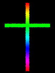 Image showing Squares Cross