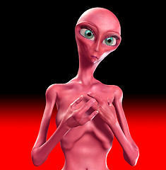 Image showing Alien Big Head 