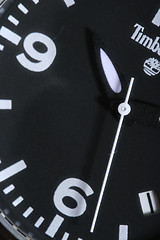 Image showing Black and white clock.