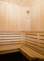 Image showing sauna