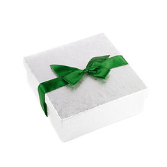 Image showing Green gift box