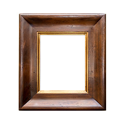 Image showing antique wooden frame